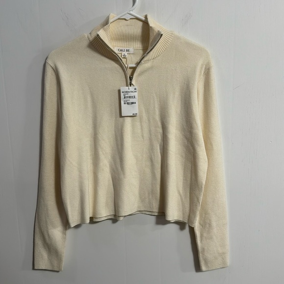 Cali Be Nordstrom sweater Super soft NWT!! Size says XL but see measurements - Picture 1 of 6